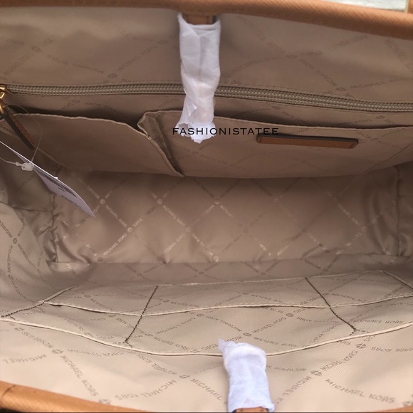 Michael Kors Medium Jet set travel brown tote - Picture 2 of 8